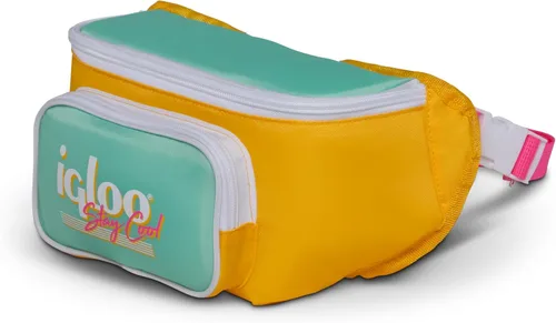 Miniatura 12 de Igloo Riñonera Refrigeradora Retro Bolsa Cruzada Aislada Riñoneras de Viaje Jade 3-Can
