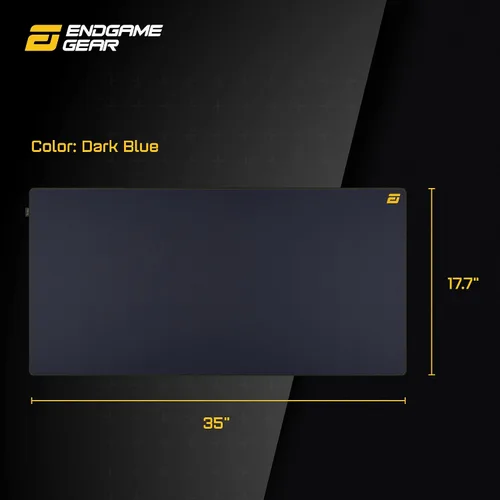 Miniatura 6 de ENDGAME GEAR MPC 890 Cordura Alfombrilla de Gaming para Mouse, Alfombrilla de Escritorio Antideslizante, Tamaño 35.04" x 17.72", Azul Marino