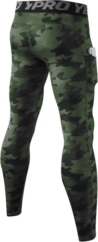 Miniatura 27 de SPVISE Pantalones de compresión para hombre, leggings para deportes, gimnasio, mallas atléticas frescas y secas, capa base para correr, fútbol