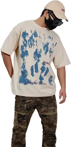 Miniatura 4 de Aelfric Eden Camisetas gráficas de gran tamaño unisex con estampado de graffiti camisetas de inyección de tinta
