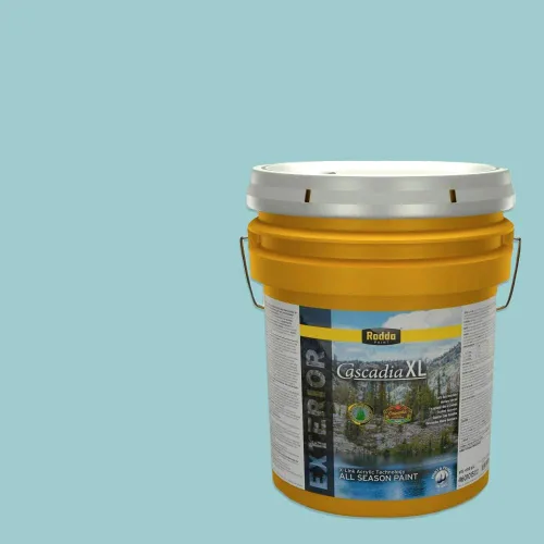 Miniatura 111 de Rodda Paint CASCADIA XL - Pintura e imprimación satinada para exteriores en uno, cuarto de galón, azul Madonna