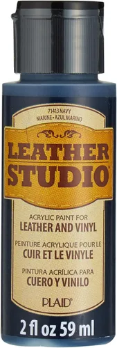 Miniatura 16 de Leather Studio 71411 pintura para piel de color blanco, 2 onzas