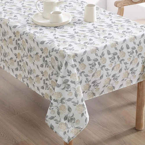 Miniatura 32 de Laura Ashley Mantel decorativo, resistente a las arrugas y a las manchas, repelente al agua a prueba de derrames, tela de poliéster lavable de fácil