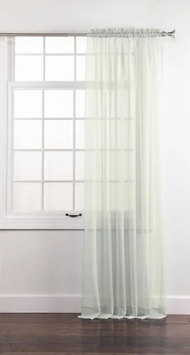Miniatura 38 de Stylemaster Elegance Cenefa recta de gasa transparente, 60 x 14 pulgadas, color dorado