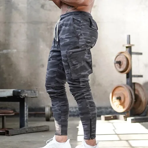 Miniatura 5 de BEUU Mens Workout Jogger Pants Gym Tapered Athletic Slim Sweatpants Sports Training Sweatpants for Men with Pocket