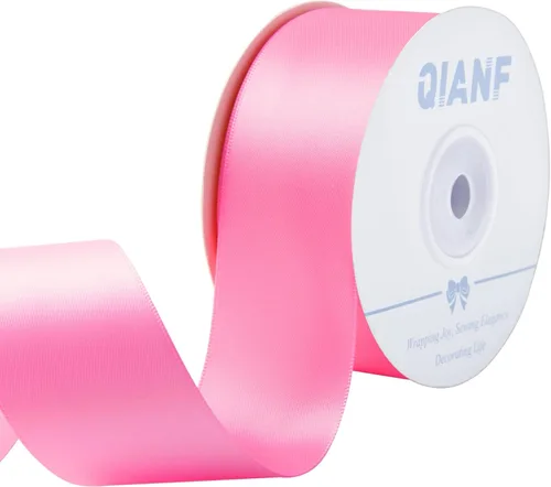 Miniatura 66 de QIANF Cinta plateada de satén de doble cara de 1-1/2 pulgadas para envolver regalos, lazos para el pelo, hacer cintas para el cabello, bandas