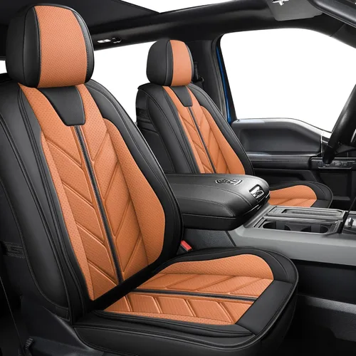 Miniatura 17 de Fundas para Asientos de Camioneta Compatibles con Dodge Ram 1500 2009-2024 Fundas de Asiento de Cuero Sintético para Camioneta Personalizadas