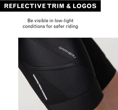 Miniatura 7 de Louis Garneau, Pantalones cortos Optimum 2 para hombre, acolchados, elásticos, transpirables y de secado rápido