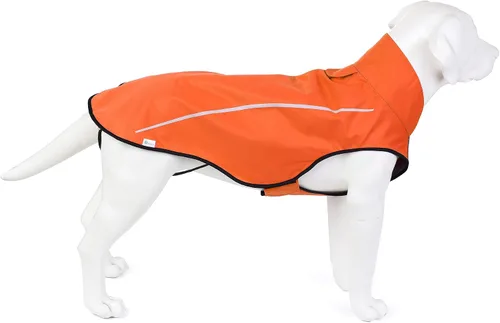 Mile High Life Impermeable para perro, Chaqueta de lluvia reflectante impermeable ajustable para perros pequeños, medianos y grandes, abrigo de