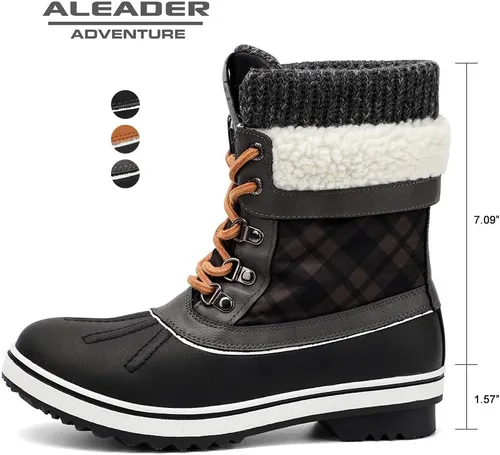 Miniatura 3 de Aleader - Botas de nieve impermeables para mujer