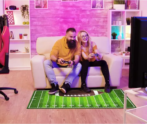 Miniatura 7 de Gaming Chair Mat for Hardwood Floor 36"X 48" Heavy Duty Office Desk Chair Rug for Under Game Rolling Chairs Computer Decor Protect Mats Low Pile