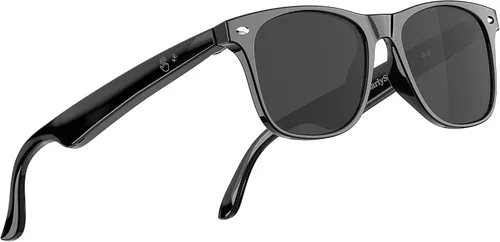 EarlySincere Gafas de sol Bluetooth para hombre y mujer, traducción AI, duración de la batería de 50 horas, protección UV, control de voz, gafas