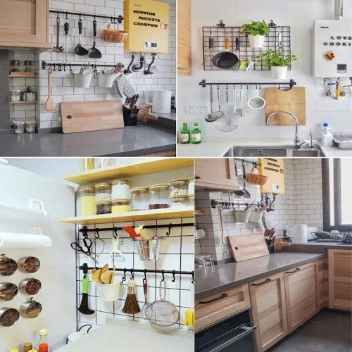 Miniatura 9 de GAViA Ganchos en forma de S, ganchos en forma de S, ganchos negros mate en S resistentes para colgar ollas y sartenes, plantas, tazas de café