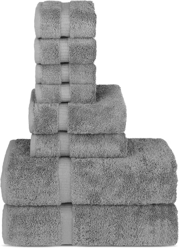 Miniatura 36 de Chakir Turkish Linens Hotel & Spa - Toallas turcas de algodón superior Gris