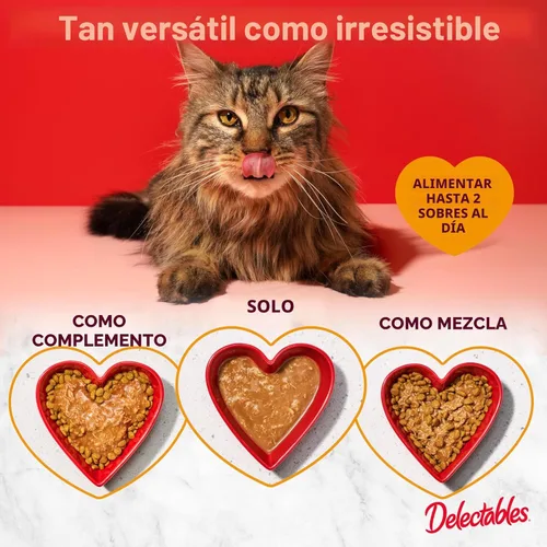 Miniatura 5 de Delectables Lickable Treat Stew Wet Cat Treats - Paquete variado de golosinas para gatos, hidratante, sin granos, sin rellenos, sin subproductos