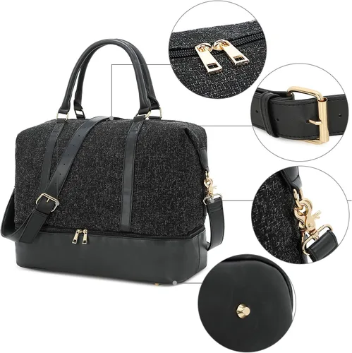 Miniatura 4 de CAMTOP Bolso de viaje para mujer con funda de equipaje y compartimento para zapatos