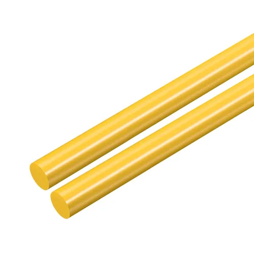 Miniatura 6 de uxcell Varilla redonda de plástico de 1/2 pulgada de diámetro y 20 pulgadas de longitud, varillas de polioximetileno, barras redondas de plástico