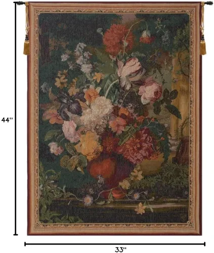 Miniatura 7 de Charlotte Home Furnishings Inc. - Tapiz francés para colgar en la pared, 44 x 33 pulgadas, mezcla de algodón viscosa y poliéster, tejido en Francia