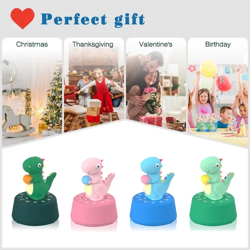Miniatura 3 de ELE DEPI Temporizador de cocina mecánico de 60 minutos, lindo temporizador de dinosaurio para niños, temporizador de huevos de cuerda para cocinar