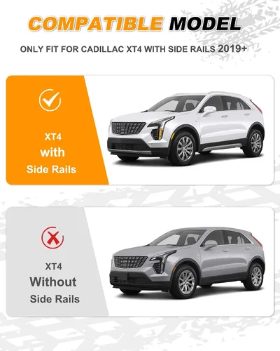 Miniatura 2 de Barras Transversales de Techo Compatibles con Cadillac XT4 2019-2025, Barras para Equipaje en el Techo