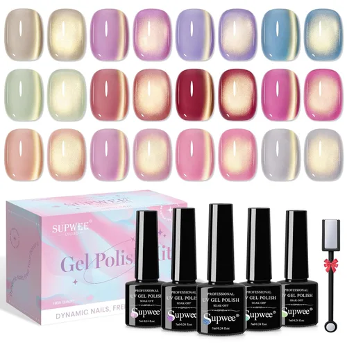 Miniatura 8 de Juego de esmaltes de uñas de 12 colores, secado rápido, esmalte de uñas natural natural rosa nude sin gel, esmalte de uñas de secado rápido
