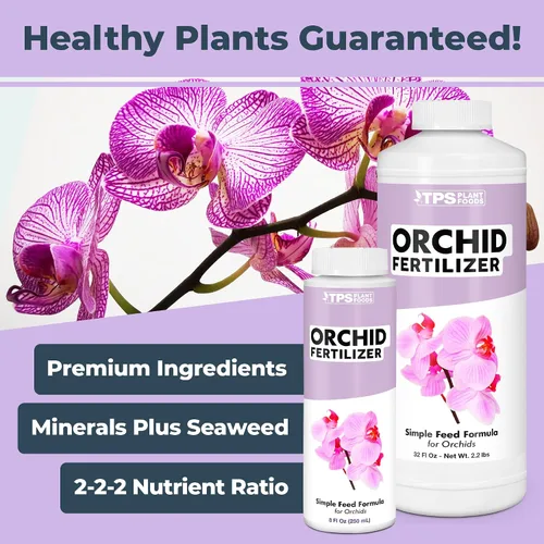 Miniatura 2 de Alimento para plantas de orquídeas para todas las orquídeas y plantas de interior que aman los ácidos, promueve el crecimiento y las floraciones