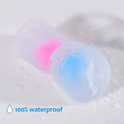 Miniatura 3 de Masturbador masculino realista de bolsillo masturbación con textura 3D con 2 anillos incorporados, juguetes sexuales transparentes para adultos