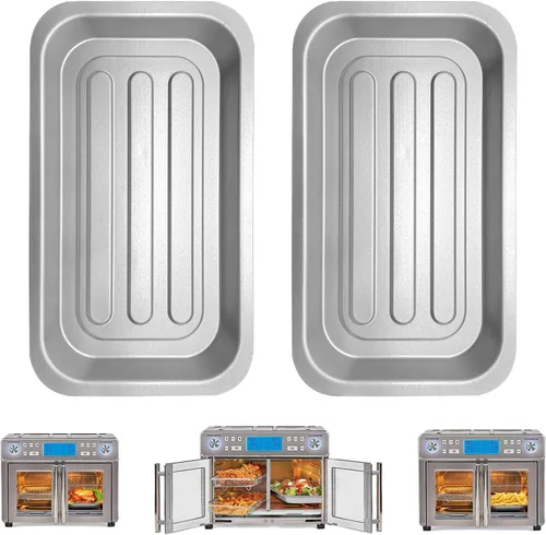 Placa de parrilla para freidora de aire GWYXC para horno de aire de zona dual Emeril Lagasse 360 de 25 QT extra grande, 29.21 cm × 17.02 cm Placa de