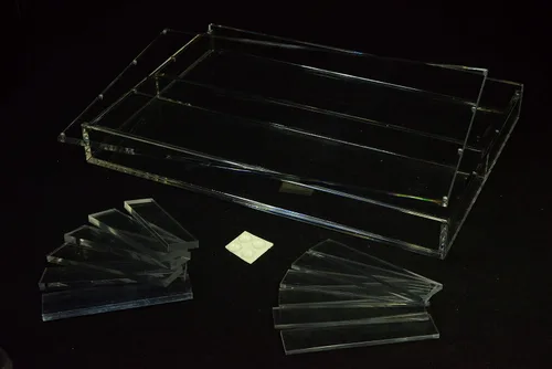 Miniatura 4 de Carat X4x2 - Estuche de cartas para 8 barajas de cartas, sello magnético acrílico transparente fuerte