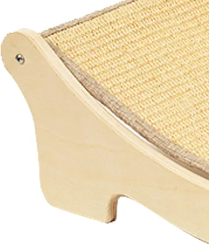 Miniatura 7 de Cat Hammock Bed, Wooden Elevated Cat Scratcher Bed Easy Assembly Multifunctional Scratching with Year Round Comfort for Indoor Cats