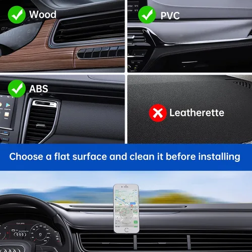 Miniatura 7 de SYNCWIRE Soporte magnético para teléfono de automóvil, para salpicadero, imanes fuertes ajustables de 360°, soporte para teléfono celular