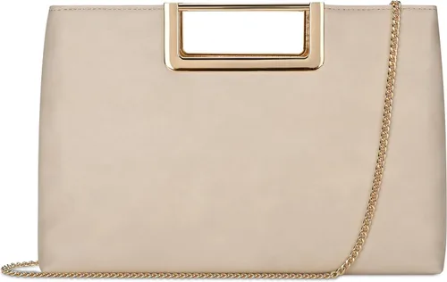 GAYI URBAN Bolsos de mano para mujer, bolso cruzado elegante de noche, bolso de hombro de cuero vegano para boda, fiesta de boda