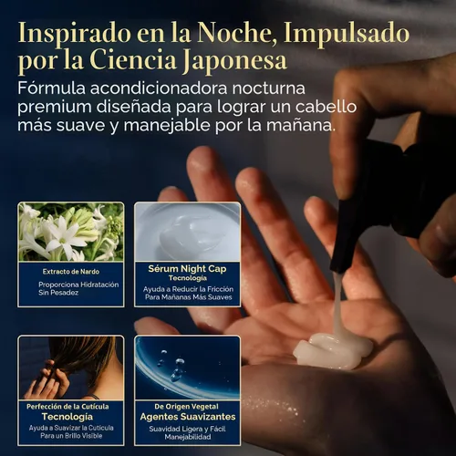 Miniatura 5 de YOLU - Acondicionador profundo para cabello dañado - Acondicionador hidratante japonés durante la noche - Desenredante antiencrespamiento