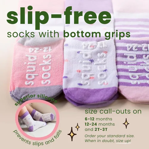 Miniatura 44 de squid socks Calcetines de viscosa de bambú 0-6M, 6-12M, 12-24M y 2T-3T Calcetines que se mantienen puestos