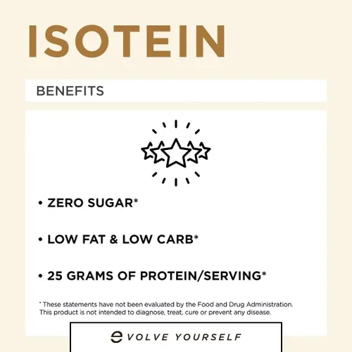 Miniatura 4 de Isotein - Proteína aislada en polvo, proteína de recuperación después del entrenamiento, 0.88 onzas de proteína aislada de suero de leche, 0.07