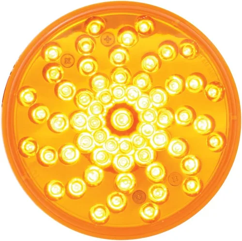 Miniatura 5 de Grand General 76728 - Luz LED (4 pulgadas Twister Red/Clear 61 - con ojal y coleta), 1 paquete Rojo (Red/Clear)