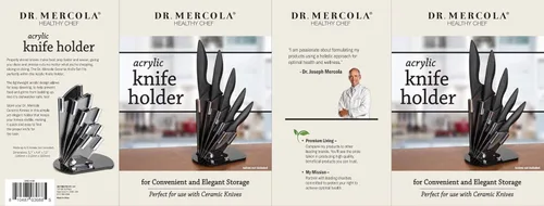 Miniatura 2 de Dr. Mercola Portacuchillos acrílico, apto para lavavajillas