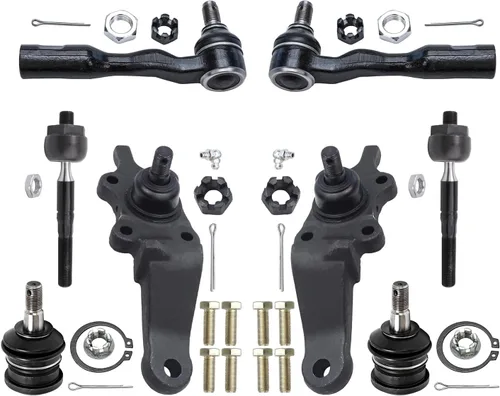 Miniatura 254 de Detroit Axle – Kit de suspensión delantera para Hyundai 2013-2018 Santa Fe 2 enlaces de barra de estabilizador 4 varillas de amarre interiores