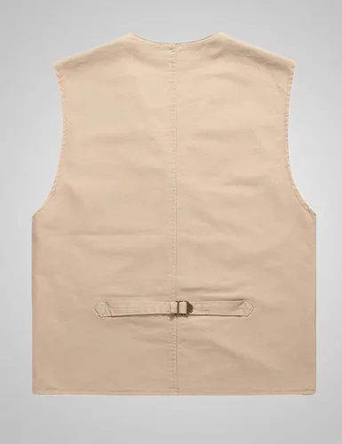 Miniatura 2 de HangNiFang - Chaleco casual con cuello en V para hombre