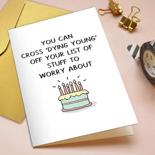 Miniatura 4 de Qiliji Divertida tarjeta de cumpleaños para hombres y mujeres, tarjeta de feliz cumpleaños humorística para él y ella, tarjeta de felicitación