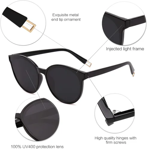 Miniatura 5 de SOJOS Oversized Round Sunglasses for Women and Men