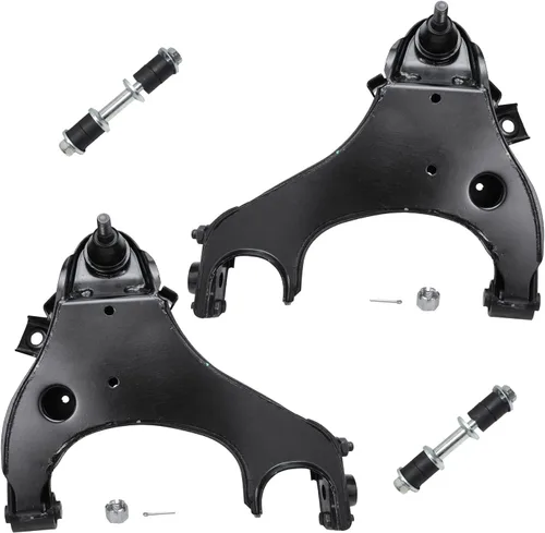 Miniatura 81 de Detroit Axle - Brazos de control superiores traseros para Chrysler 300 Dodge Challenger Charger Magnum, reemplazo del conjunto de brazos de control