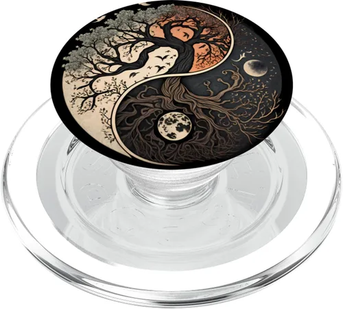 Miniatura 8 de PopGrip adhesivo PopSockets de Yin Yang del árbol de la vida