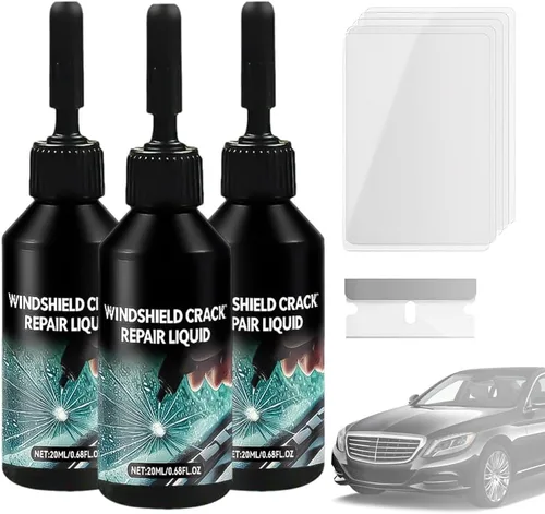Miniatura 8 de Kit de reparación de grietas para parabrisas, kit de reparación de cristales desaparecidos 2026, kit de reparación de parabrisas premium para chips