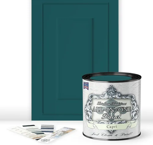 Miniatura 175 de Pintura TODO EN UNO, Abbey (gris cálido), Muestra de 8oz - Pintura duradera para gabinetes y muebles. Imprimación y capa superior incorporadas,