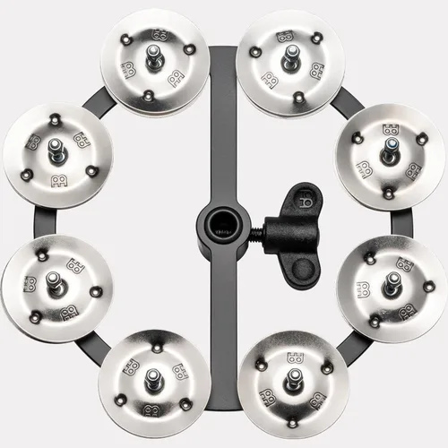 Miniatura 7 de Meinl Cymbals HTHH1BK Pandereta de hihat montable con jengibres de acero (VIDEO)
