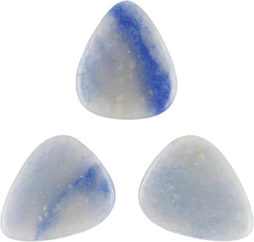 Miniatura 26 de Púa de guitarra o bajo de Obsidiana de Caoba en vidrio volcánico - 3.0 mm de calibre ultra pesado - Forma 351 - Púa exótica artesanal de gema