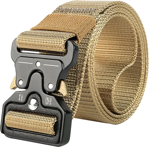 Miniatura 24 de AIBEARTY Cinturón de lona con hebilla ajustable, cintura larga para mujeres, hombres, adolescentes