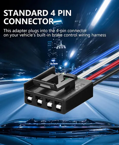 Miniatura 5 de RED WOLF Adaptador de conector de arnés de cableado para controlador de freno de remolque compatible con Nissan Froniter/Titan/Armada 2004-2020