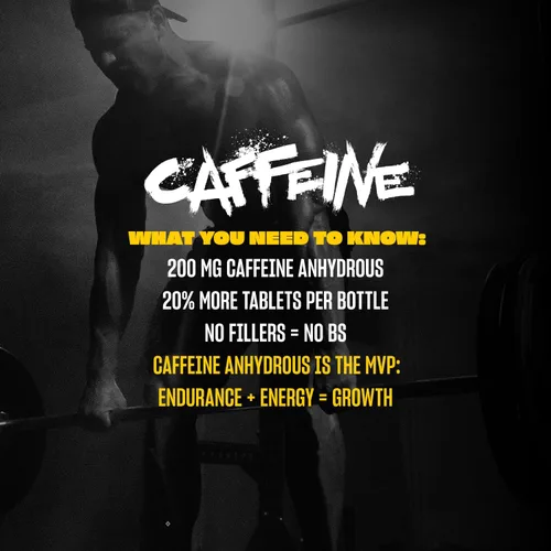 Miniatura 4 de Mutant Píldoras de cafeína – Suplemento de cafeína pura de grado farmacéutico para aumentar la energía, la concentración, el estado de alerta